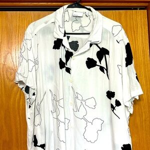 ASOS-Oversize 2XL -Floral Men Shirt
